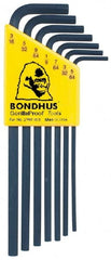 Bondhus - 7 Piece L-Key Hex Key Set - Caliber Tooling