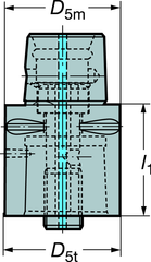 C83910180065 CAPTO HOLDER - Caliber Tooling