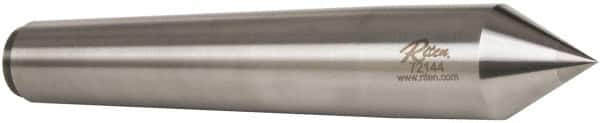 Riten - 1-3/4" Head Diam, Carbide-Tipped Steel Standard Point Solid Dead Center - Jarno 14 Taper, 1-3/4" Point Diam, 3" Point Length, 10-1/2" OAL - Caliber Tooling