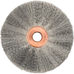 2″ Small Diameter Crimped Wire Wheel, .003″ Steel Fill, 1/4″ Arbor Hole - Caliber Tooling