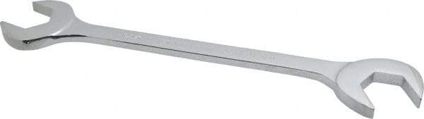 Proto - 1-5/16" Standard Open End Wrench - 13-1/8" OAL, Double End, Chrome Finish, 15° & 60° Head Angle - Caliber Tooling