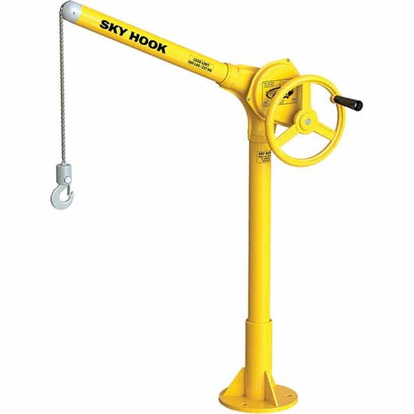 Sky Hook - 500 Lb Steel Lifting Hook Crane - Caliber Tooling