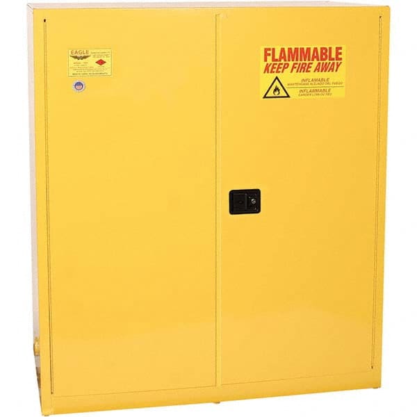 Eagle - Safety Cabinets Hazardous Chemical Type: Flammable and Combustible Liquids Color: Yellow - Caliber Tooling