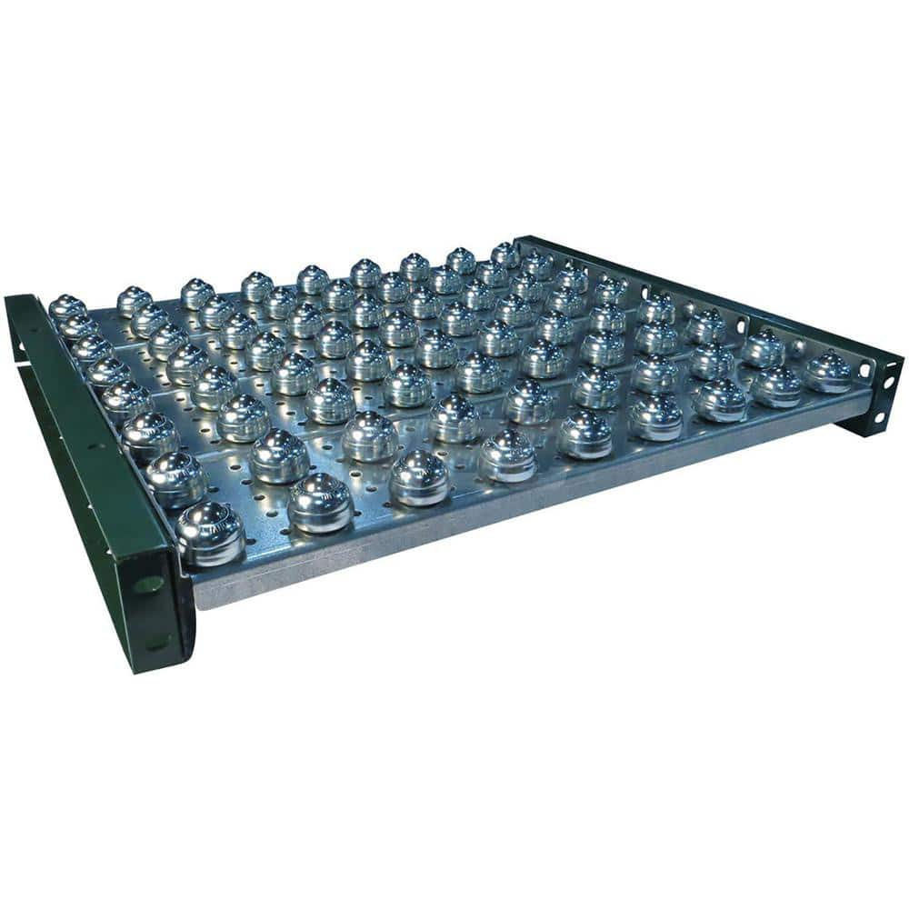 Conveyor Accessories; Type: Ball Transfer Plate; Width (Inch): 39; For Use With: 1.9″ diameter roller conveyor frames and 1-3/8″ roller conveyor; Overall Height: 3.8000 in; Material: Steel; Overall Length (Inch): 36.00; Length: 36.00; Overall Length: 36.0