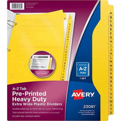 AVERY - Tabs, Indexes & Dividers Indexes & Divider Type: Preprinted Tab Dividers Size: 8 1/2 x 11 - Caliber Tooling