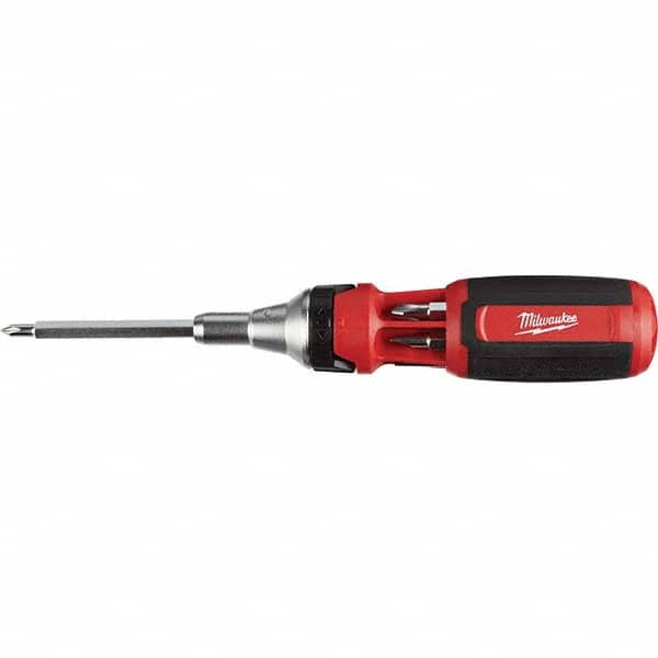 Milwaukee Tool - Screwdriver Bit Sets Type: Multi-Bit Screwdriver; Mulit-Purpose Tool Drive Size: 1/4 (Inch) - Caliber Tooling