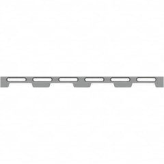 Phillips Precision - Laser Etching Fixture Rails & End Caps Type: Docking Rail Length (mm): 720.00 - Caliber Tooling