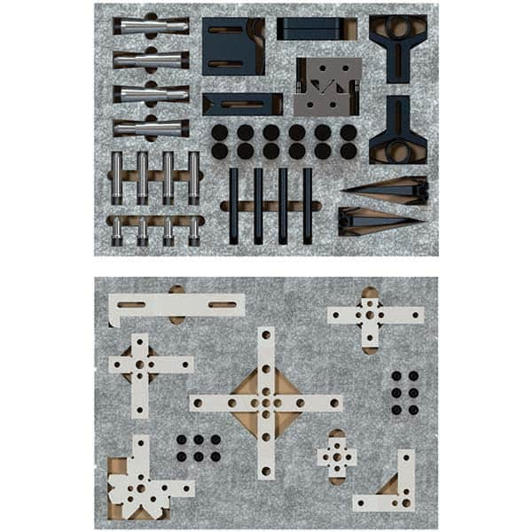 Phillips Precision - CMM Clamps Stud Thread Size: M6 Stud Length (Decimal Inch): 20 - Caliber Tooling