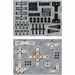 Phillips Precision - CMM Clamps Stud Thread Size: 1/4-20 Stud Length (Decimal Inch): 20 - Caliber Tooling