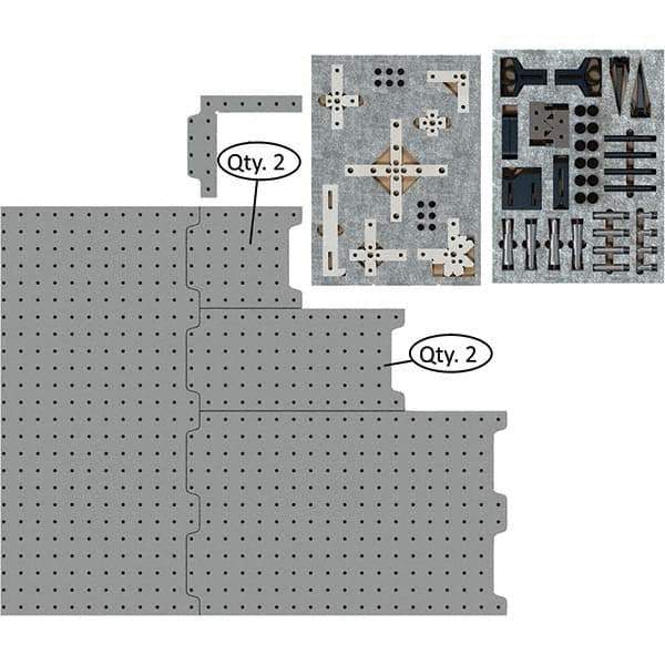 Phillips Precision - CMM Fixtures Type: Fixture Kits & Sets Plate Design: Magnetic - Caliber Tooling