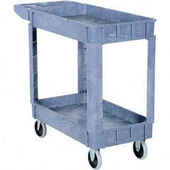 Vestil - 550 Lb Capacity, 17" Wide x 39-1/2" Long x 28" High Bin Cart - 2 Shelf, Plastic - Caliber Tooling