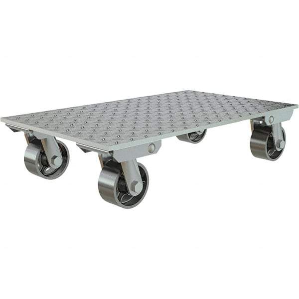 Vestil - 2,800 Lb Capacity Aluminum Dolly - 27" Long x 16" Wide - Caliber Tooling