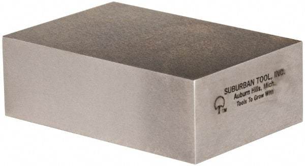 Suburban Tool - 0.0002 Squareness Per Inch, Hardened Steel, 1-2-3 Block Setup Block - Sold As Individual - Caliber Tooling