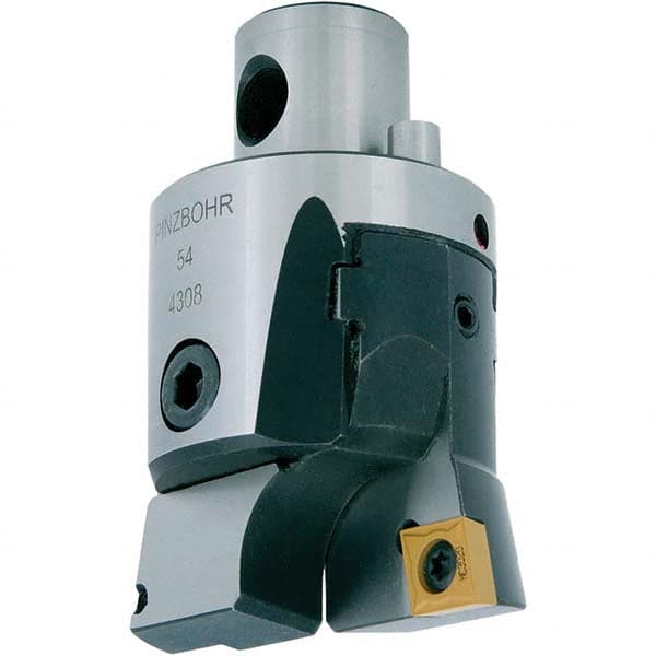 Techniks - Size D42, 1.929" Min Diam, Right Hand Modular Boring Cutting Unit Head - Caliber Tooling