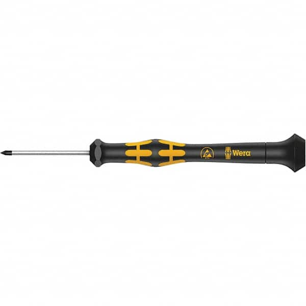 Wera - 1-47/64" Blade Length Microstix Screwdriver - 137mm OAL - Caliber Tooling