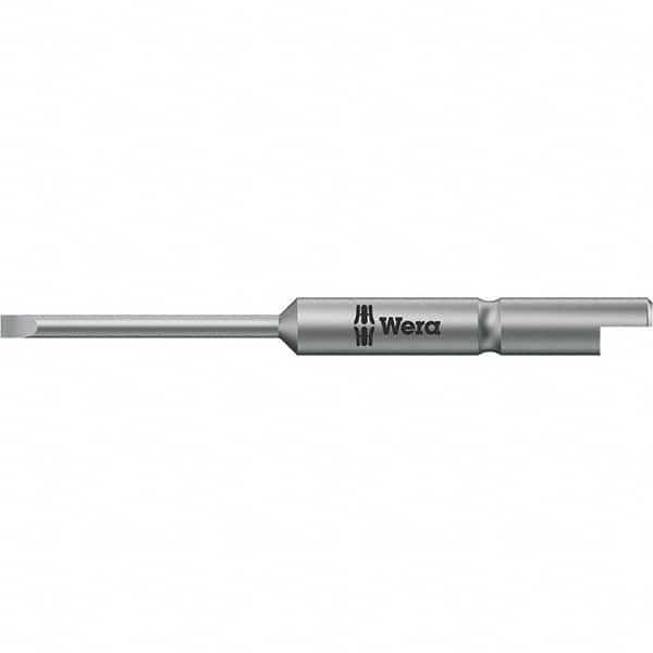 Wera - Slotted Screwdriver Bits Reversible: Reversible Blade Width (mm): 2.50 - Caliber Tooling