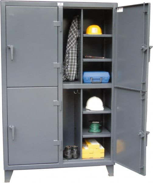 Strong Hold - 4 Door, 2 Tier, Steel Locker - Caliber Tooling