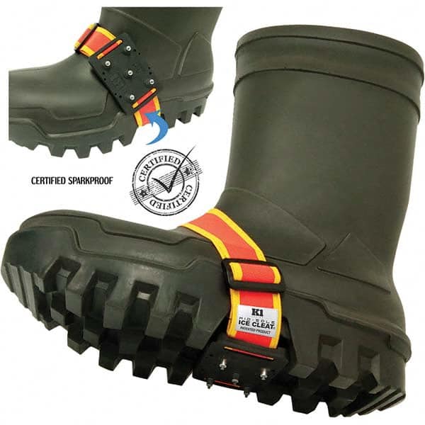 Geroline - Ice Traction Footwear Footwear Style: Strap-On Cleat Traction Type: Steel Studs - Caliber Tooling