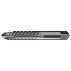 ‎#10-24 UNC 2 Flute HSS Standard Plug Chamfer Spiral Point Tap- Bright - Exact Industrial Supply