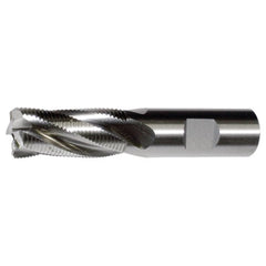 ‎3/4″ × 3/4″ × 2-1/4″ × 4-1/2″ RHS / RHC HSS-E (PM) Powder Metal Fine Profile Roughing End Mill - MF SE CC - Bright - Exact Industrial Supply