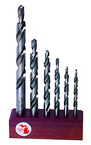 6 Pc. M42 Step Drill Set for Cap Set - Caliber Tooling