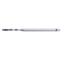 0.7 mm Dia. × 3 mm Shank × 7 mm Flute Length × 47 mm OAL, 5xD, IchAda, 2 Flute, No, Solid Carbide Drill - Exact Industrial Supply