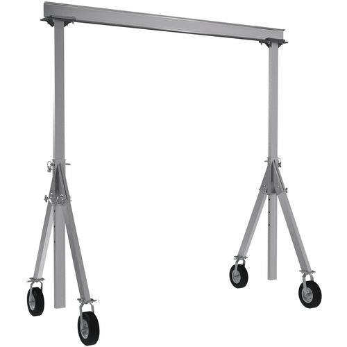 Aluminum Gantry Crane W/Pnu Caster 12 × 12 - Exact Industrial Supply