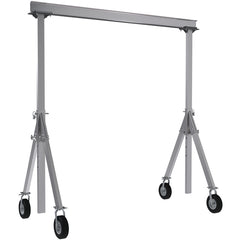 Aluminum Gantry Crane W/Pnu Caster 12 × 12 - Exact Industrial Supply