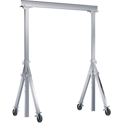 Adjustable Aluminum Gantry Crane 2K 12 × 10 TL Casters