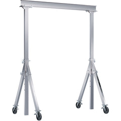 Adjustable Aluminum Gantry Crane 2K 8 × 12 TL Casters