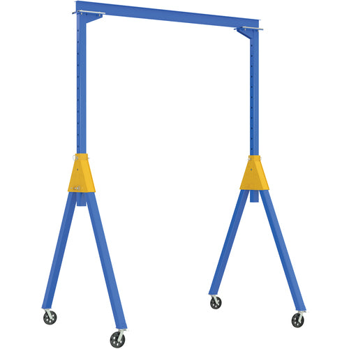 Knockdown Adjustable Steel Gantry Crane 2K 10 × 14 VG Casters