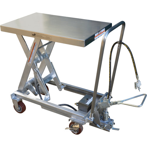 Air SS Cart 1000 lb 19.6875 × 32.5 - Exact Industrial Supply