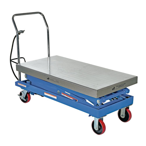 Air Steel Cart 1500 lb 24 × 47.5 - Exact Industrial Supply