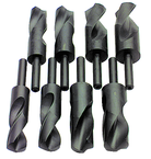 8 Pc. HSS Reduced Shank Drill Set - Caliber Tooling