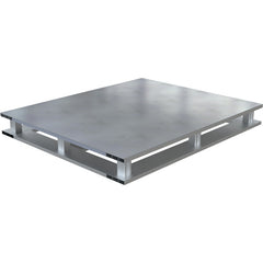 Hvy Duty Alum Solid Top Pallet 4K 4-Way 40 × 48″ - Exact Industrial Supply