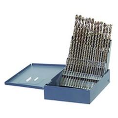 60 Pc. #1 - #60 Wire Gage Cobalt Bronze Oxide Jobber Drill Set - Caliber Tooling