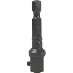 ‎#EX-250 - 1/4″ M Hex - 1/4″ M Square × 1 3/8″ Overall Length Extension - Caliber Tooling