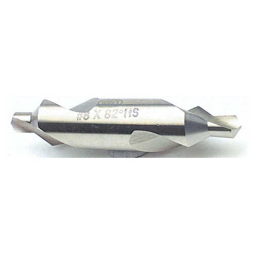 ‎#4.5 × 2-1/2″ OAL 82 Degree HSS Plain Combined Drill and Countersink Uncoated - Caliber Tooling