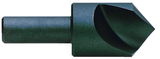 1/2 Size-1/4 Shank-60° Single Flute Countersink - Caliber Tooling