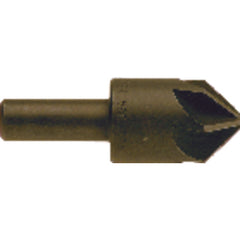 ‎1/2 Size-3/8 Shank-120° 6 Flute Countersink - Caliber Tooling