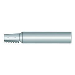 1/2" STRAIGHT SHANK 1 FLUTE PIPE - Caliber Tooling