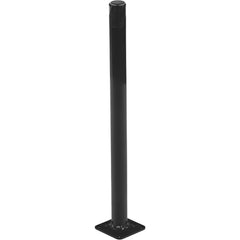 Steel Pipe Safety Bollard 24″ × 1.75″ Black