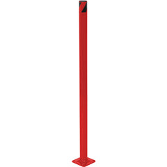 Steel Pipe Safety Bollard 36″ × 1.75″ Red