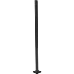 Steel Pipe Safety Bollard 42″ × 1.75″ Black