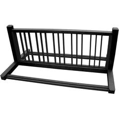 Bike Rack Black/Black Insert 10 Position - Exact Industrial Supply