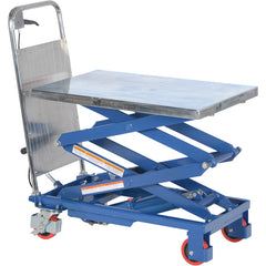 Hydra Double Scissor Cart 220lb 17.5 × 27 - Exact Industrial Supply