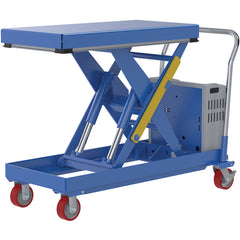 Hydraulic Elevating Cart 20 × 40 2000 12V Dc - Exact Industrial Supply