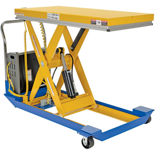 Dc Powered Scissor Cart 1K 48 × 24 - Exact Industrial Supply