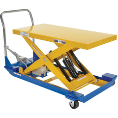 Foot Pump Scissor Cart 1.5K 48 × 24 - Exact Industrial Supply