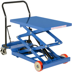 Premium Double Cart 600lb 33 × 23.25 - Exact Industrial Supply